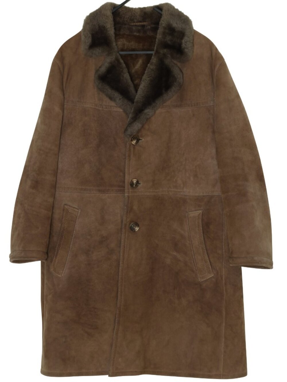 Late-1970s, Federal Republic Era Fur-In Merino Shearling Coat
